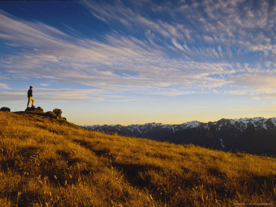 Hiking Near Hurricane Ridge, Washington by Mike Tittel Pricing Limited Edition Print image