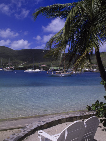 Looking Out At Port Elizabeth, Grenadines by Bill Bachmann Pricing Limited Edition Print image