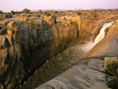 Augrabies Falls Scene, South Africa by Roger De La Harpe Pricing Limited Edition Print image