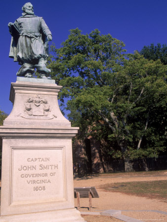 Statue Of John Smith, Jamestown, Va by Bryan Hemphill Pricing Limited Edition Print image