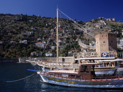 Inner Harbor, Alanya, Turkey by Dave Bartruff Pricing Limited Edition Print image