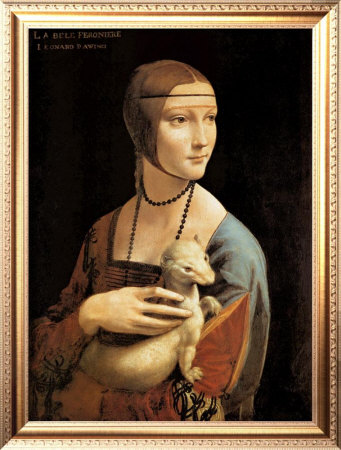 Lady With An Ermine by Leonardo Da Vinci Pricing Limited Edition Print image