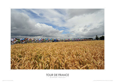 Tour De France 2008, Wheat Fields by Graham Watson Pricing Limited Edition Print image