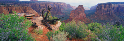 Eroded Sandstone Mesa And Canyon After A Rain, Colorado, Usa by Robert Kurtzman Pricing Limited Edition Print image