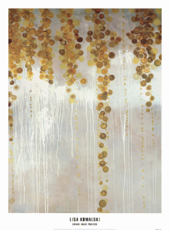 Gold Swirls by Lisa Kowalski Pricing Limited Edition Print image