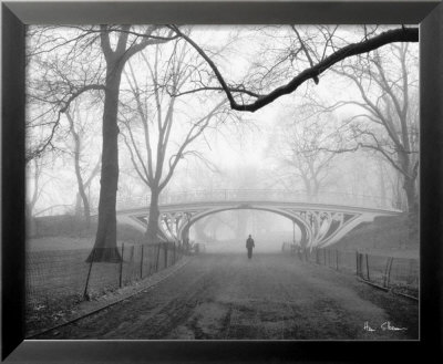 Gothic Bridge, Central Park, New York City by Henri Silberman Pricing Limited Edition Print image