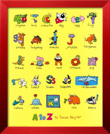 A To Z by Sarah Nayler Pricing Limited Edition Print image