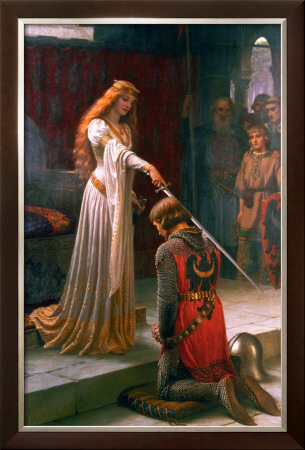 The Accolade, C.1901 by Edmund Blair Leighton Pricing Limited Edition Print image