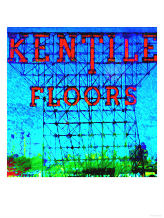 Kentile Floors Sign, New York by Tosh Pricing Limited Edition Print image