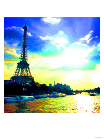 Eiffel Tower Day, Paris by Tosh Pricing Limited Edition Print image