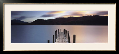 Twilight On Lake Derwent by Peter Adams Pricing Limited Edition Print image