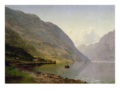 From Hardanger, 1869 (Oil On Canvas) by Johan Fredrik Eckersberg Pricing Limited Edition Print image