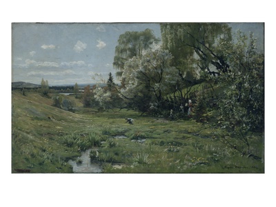 Spring, 1885 (Oil On Canvas) by Gerhard Peter Frantz Vilhelm Munthe Pricing Limited Edition Print image