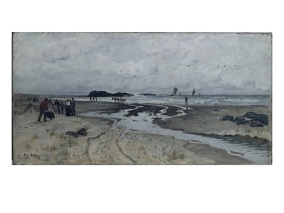 Bank, 1879 (Oil On Canvas) by Fritz Thaulow Pricing Limited Edition Print image