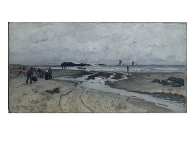 Bank, 1879 (Oil On Canvas) by Fritz Thaulow Pricing Limited Edition Print image
