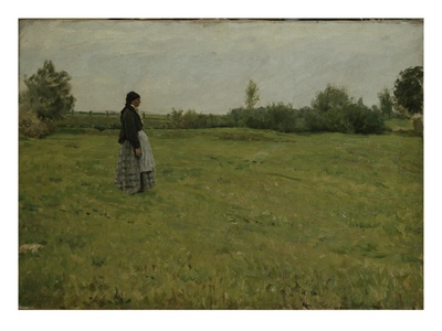 From Pipping In Bayern, 1887 (Oil On Canvas) by Erik Theodor Werenskiold Pricing Limited Edition Print image