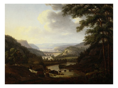 View Over Tistedal, 1826 (Oil On Canvas) by Thomas Fearnley Pricing Limited Edition Print image