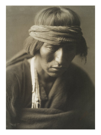 Hos Toe Bega, Navajo Medicine Man by Edward S. Curtis Pricing Limited Edition Print image