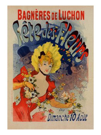 La Fete Des Fleurs De Bagneres-De-Luchon by Jules Cheret Pricing Limited Edition Print image