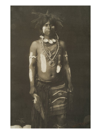 A Hopi Snake Priest by Edward S. Curtis Pricing Limited Edition Print image