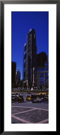 Fountain In Front Of Buildings, Columbus Circle, Manhattan, New York City, New York, Usa by Panoramic Images Pricing Limited Edition Print image