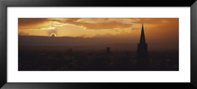 Building At Dusk, Freiburg, Germany by Panoramic Images Pricing Limited Edition Print image