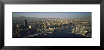 Aerial View Of Barcelona, Spain by Panoramic Images Pricing Limited Edition Print image