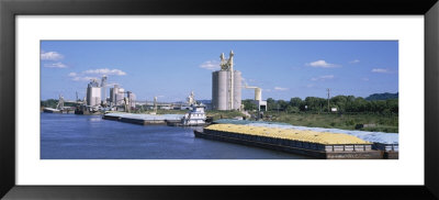 Barge On Water by Panoramic Images Pricing Limited Edition Print image
