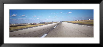 Runway At An Airport, Philadelphia Airport, New York State, Usa by Panoramic Images Pricing Limited Edition Print image