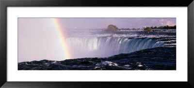 Rainbow Over Niagara Falls, Niagara, Ontario, Canada by Panoramic Images Pricing Limited Edition Print image