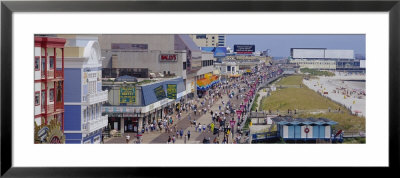 Tourists Walking On A Road, Atlantic City, New Jersey, Usa by Panoramic Images Pricing Limited Edition Print image