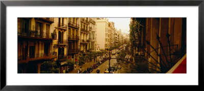 Buildings In A Row, Catalonia, Barcelona, Spain by Panoramic Images Pricing Limited Edition Print image