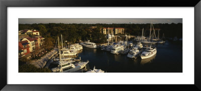 Yachts Moored At A Harbor, Hilton Head, South Carolina, Usa by Panoramic Images Pricing Limited Edition Print image
