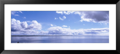 Clouds Over The Lake, Route 2, Lake Michigan, Michigan, Usa by Panoramic Images Pricing Limited Edition Print image