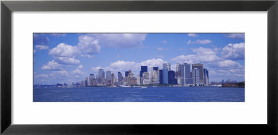 Skyscrapers On The Waterfront, Manhattan, New York, Usa by Panoramic Images Pricing Limited Edition Print image