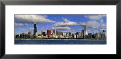 Urban Skyline By The Shore, Chicago, Illinois, Usa by Panoramic Images Pricing Limited Edition Print image