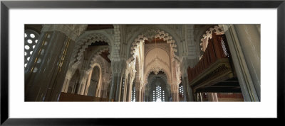 Interiors Of A Mosque, Hassan Ii Mosque, Casablanca, Morocco by Panoramic Images Pricing Limited Edition Print image