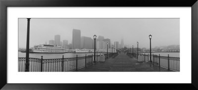 Street Lamps On A Bridge, San Francisco, California, Usa by Panoramic Images Pricing Limited Edition Print image