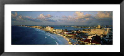 Hotels And Resorts On The Beach, Cancun, Mexico by Panoramic Images Pricing Limited Edition Print image