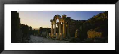 Facade Of A Temple, Hadrian Temple, Ephesus, Turkey by Panoramic Images Pricing Limited Edition Print image