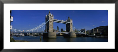 Bridge Across The River, Tower Bridge, Thames River, London, England by Panoramic Images Pricing Limited Edition Print image