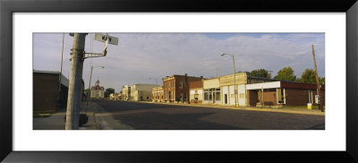 Empty Road Passing Through A Town, Cottonwood Falls, Kansas, Usa by Panoramic Images Pricing Limited Edition Print image