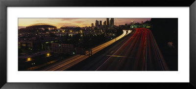 Dusk In Seattle, Washington, Usa by Panoramic Images Pricing Limited Edition Print image