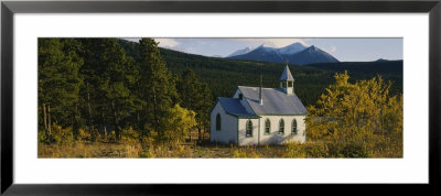 Church In A Forest, Yukon, Canada by Panoramic Images Pricing Limited Edition Print image