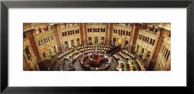 Library Reading Room, Library Of Congress, Washington D.C., Usa by Panoramic Images Pricing Limited Edition Print image
