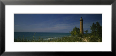 Lighthouse At The Coast, Little Point Sable Light Station, Silver Lake, Mears, Michigan, Usa by Panoramic Images Pricing Limited Edition Print image
