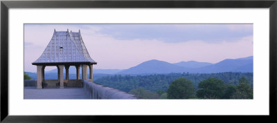 Gazebo At An Observation Point, Blue Ridge Mountains, North Carolina, Usa by Panoramic Images Pricing Limited Edition Print image