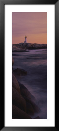 Lighthouse On The Coast, Nova Scotia, Canada by Panoramic Images Pricing Limited Edition Print image