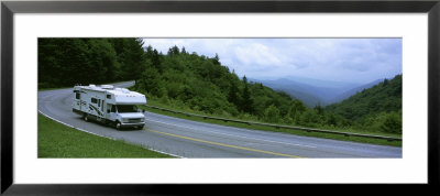 Trucks On The Country Road, Clingman's Dome, Great Smoky Mountains National Park, Tennessee, Usa by Panoramic Images Pricing Limited Edition Print image