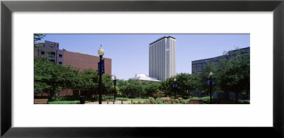 Benches At A Park, New State Capital Building, Tallahassee, Florida, Usa by Panoramic Images Pricing Limited Edition Print image